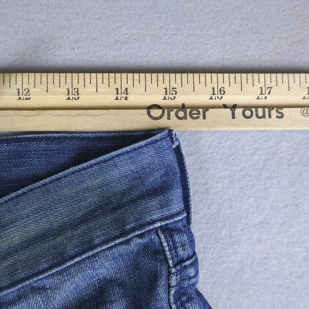 Rock & Republic Jeans Mens 30x30 Blue Dirty Denim Medium Wash Distressed Colburg